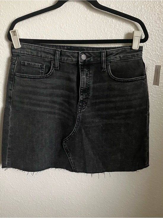 Banana Republic Dresses & Skirts - Banana Republic Charcoal Black Denim Mini Skirt NWTs